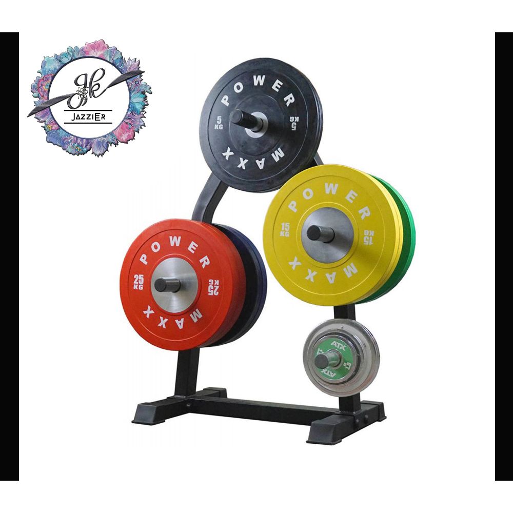 Gamma Fitness Olympic Plate Storage Rack (Weight not Included) WPR